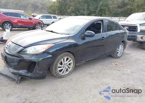 2012 Mazda Mazda3 I Grand Touring z USA, uszkodzony, nr VIN JM1BL1W8XC1614961